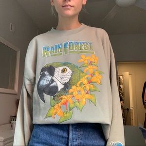 Vintage rainforest sweatshirt